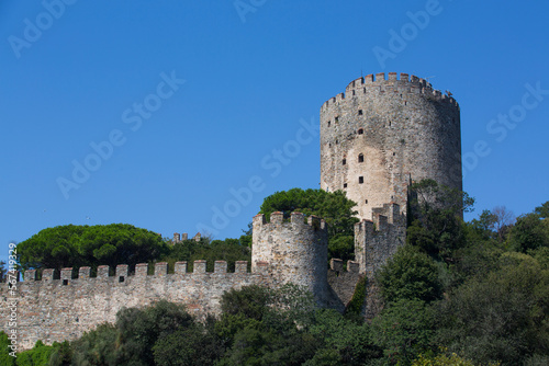 Rumeli Fortress, on Bosphorus Strait, Istanbul, Turkey, Europe photo