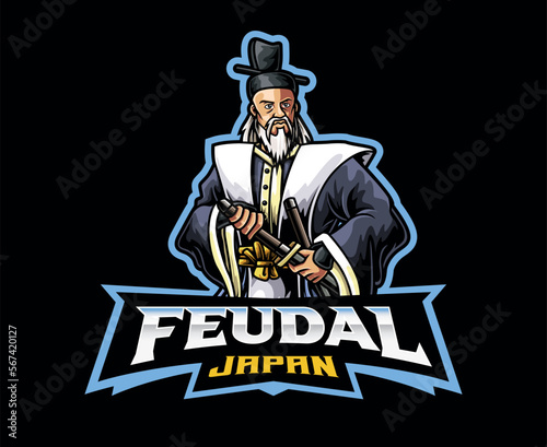 Feudal Warrior Mascot Logo Design