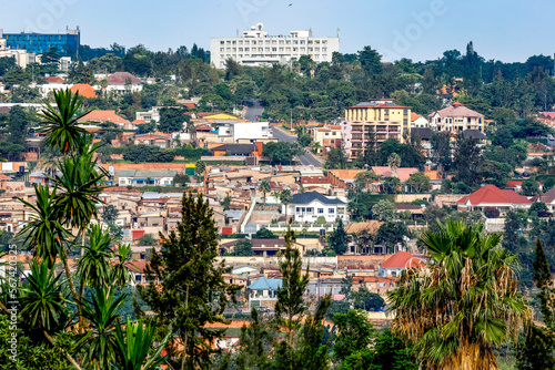 Buildings in Kigali, Rwanda, Africa photo