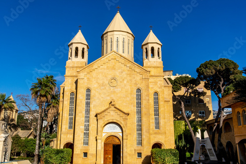 Cathedral, Armenian Catholicosate of the Great House of Cilicia, Antelias, Lebanon, Middle East photo