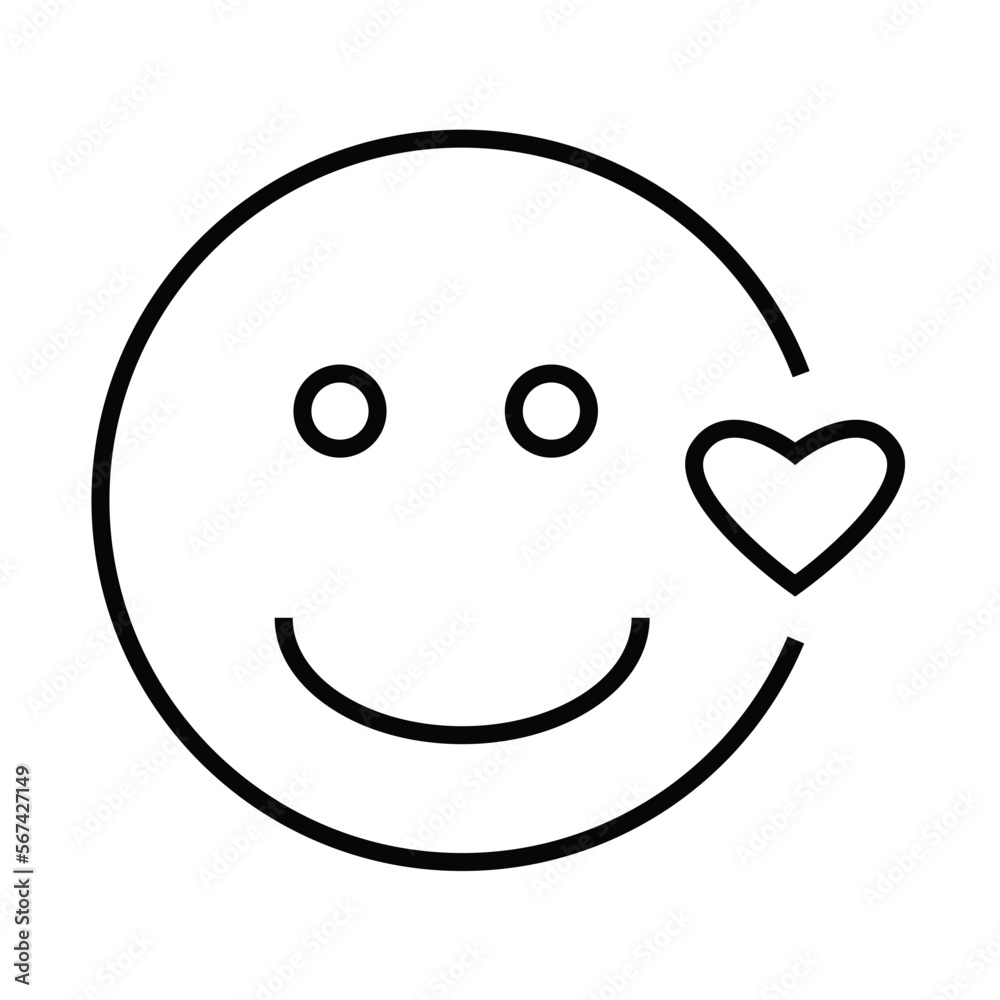 Fototapeta premium full of love design vector icon