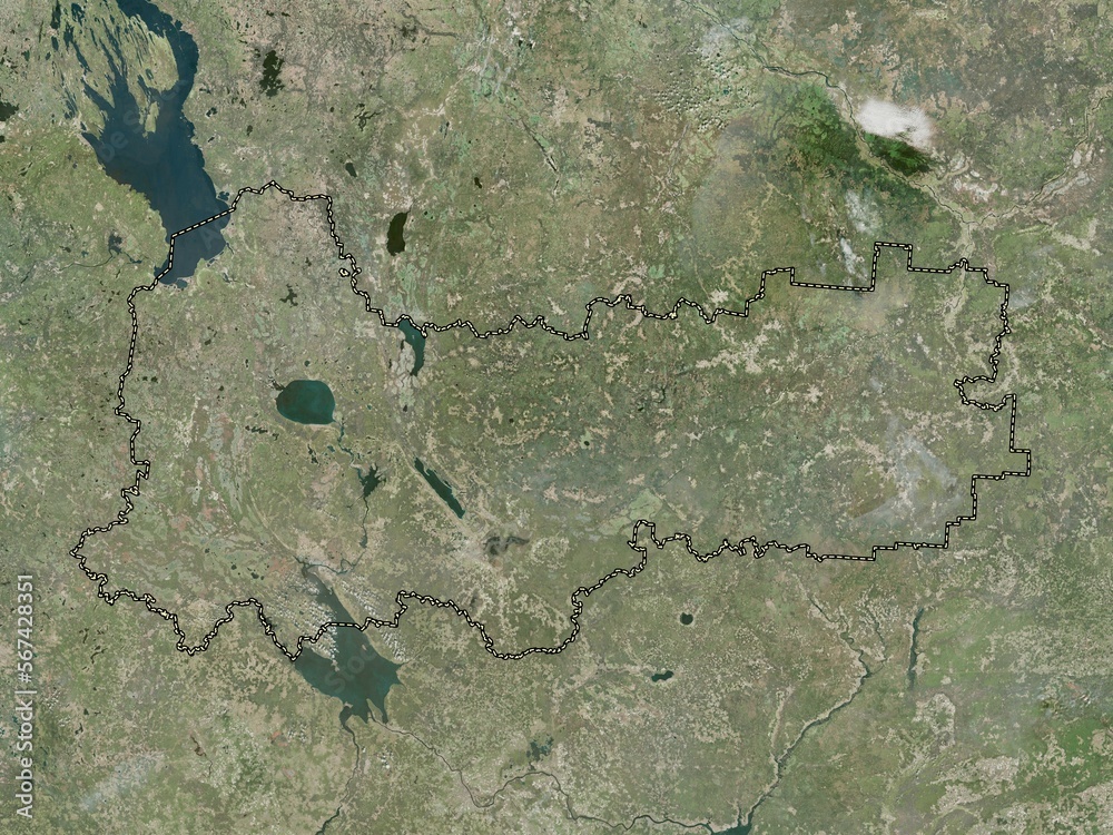 Vologda, Russia. High-res satellite. No legend Vologda, Russia. High-res satellite. No legend