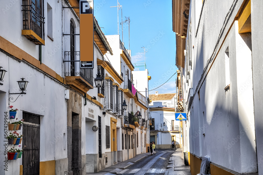 Colored streets of Cordoba.
Córdoba, Andalusië, southern Spain
