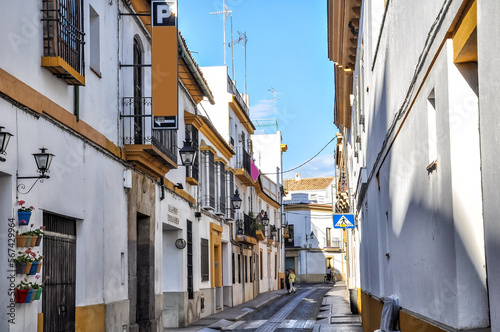 Colored streets of Cordoba. Córdoba, Andalusië, southern Spain  © Gina