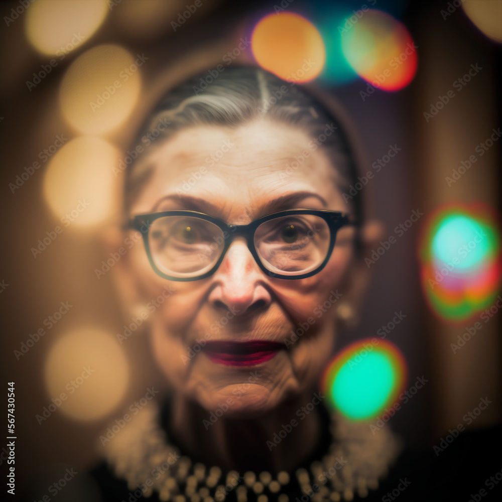 Close up bokeh portrait of senior old woman posing serious Close up bokeh portrait of senior old woman posing serious