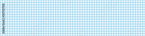 Gingham blue picnic pattern. Tablecloth for easter table. Texture for plaid. Vector illustration