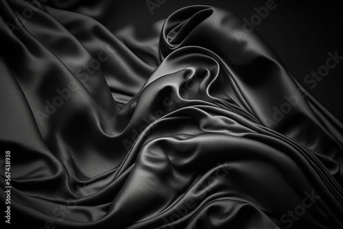 black fabric background