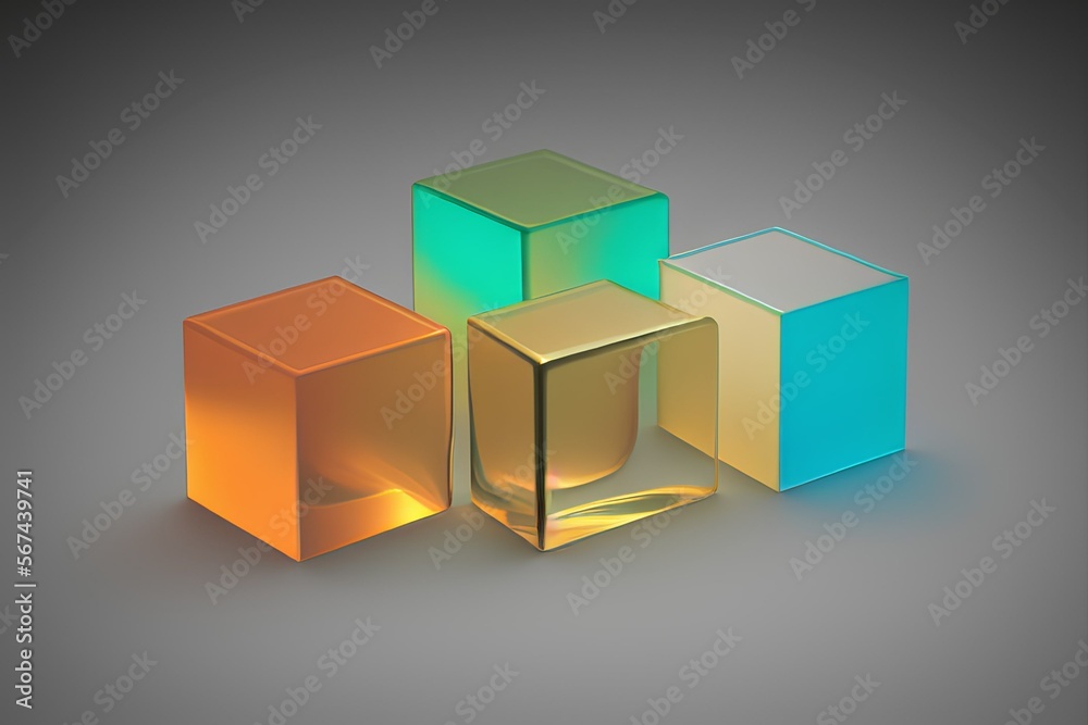 Fototapeta premium 3D Object with smooth Lighting