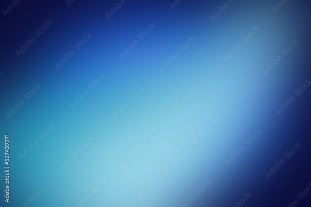 Blue color gradient abstract background with dark and light blue illustration blending blur backdrop for wallpaper, logo, banner, web design template