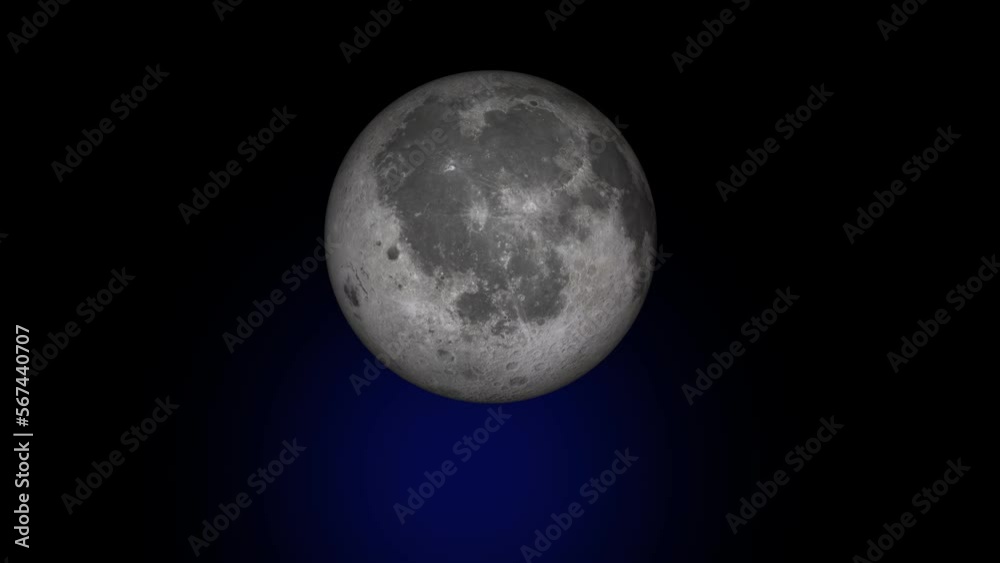 moon surface planet with globe sphere on spinning of the drop motion background