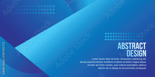 Abstract background design with blue color concept