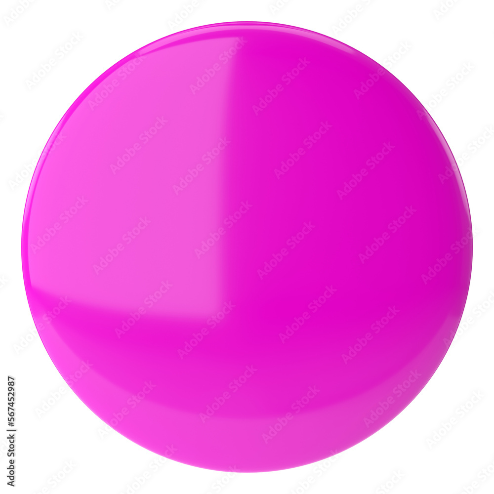 Obraz premium 3D button. Empty button. 3D illustration.