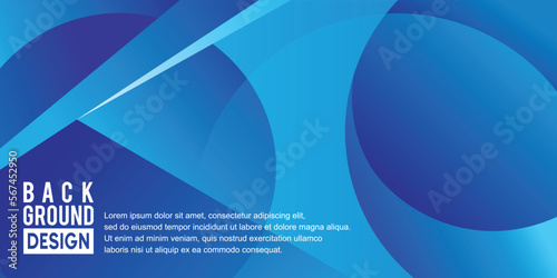 Abstract background design with blue color concept