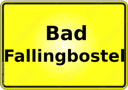 Stadteingangsschild Deutschland Stadt Bad Fallingbostel