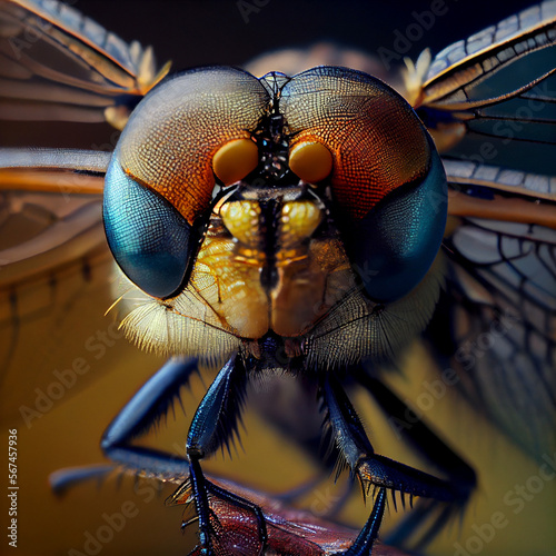 Dragonfly animal closeup