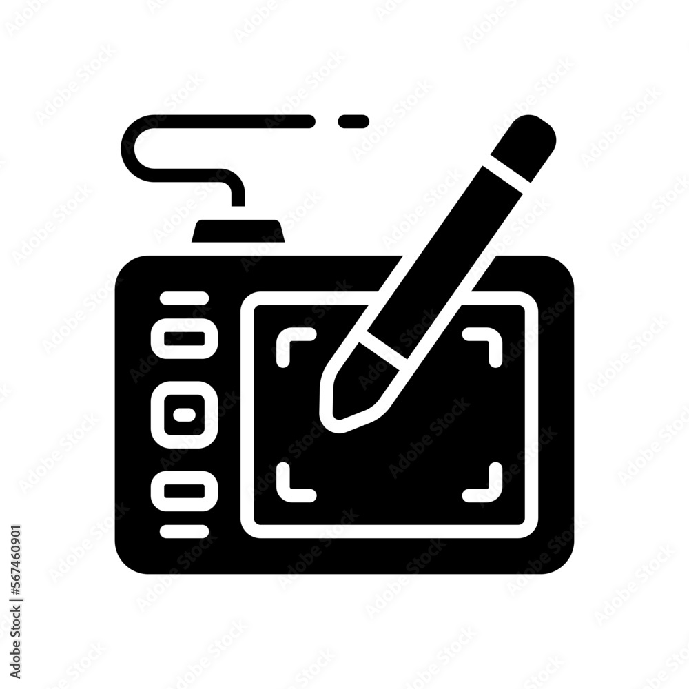 drawing tablet icon for your website, mobile, presentation, and logo design.