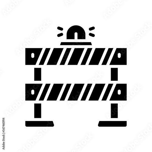 barrier icon for your website, mobile, presentation, and logo design.