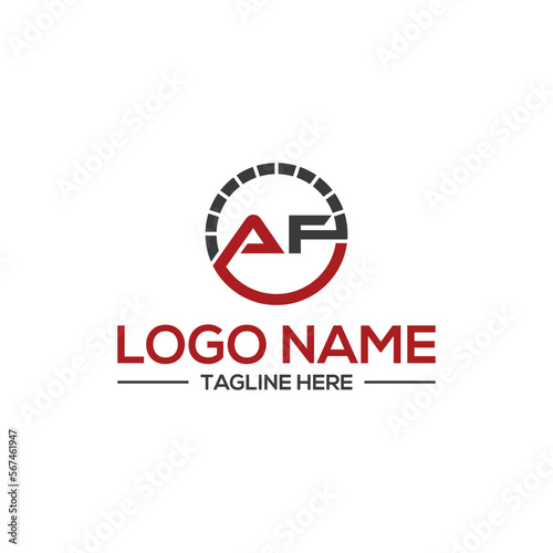 Modern Letter AF logo icon design Free Download Modern Letter AF logo icon design - GFXLoad