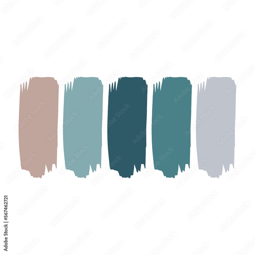 Naklejka premium color palette
