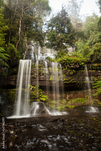 The iconic Russell Falls - Tasmania  Australia. Mount Field National Park