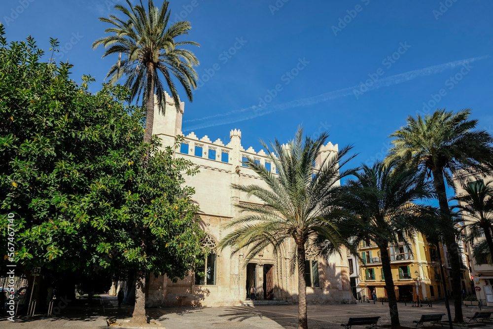 Lonja de Palma, Sa Llotja, masterpiece of Gothic architecture in Majorca, former College of Merchants, Majorca, Balearic Islands, Spain