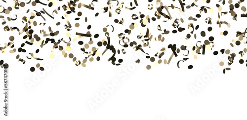 Gold Confetti Glitter Overlay