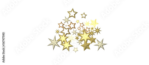 stars background, sparkle lights confetti falling. magic shining Flying christmas stars on night © vegefox.com