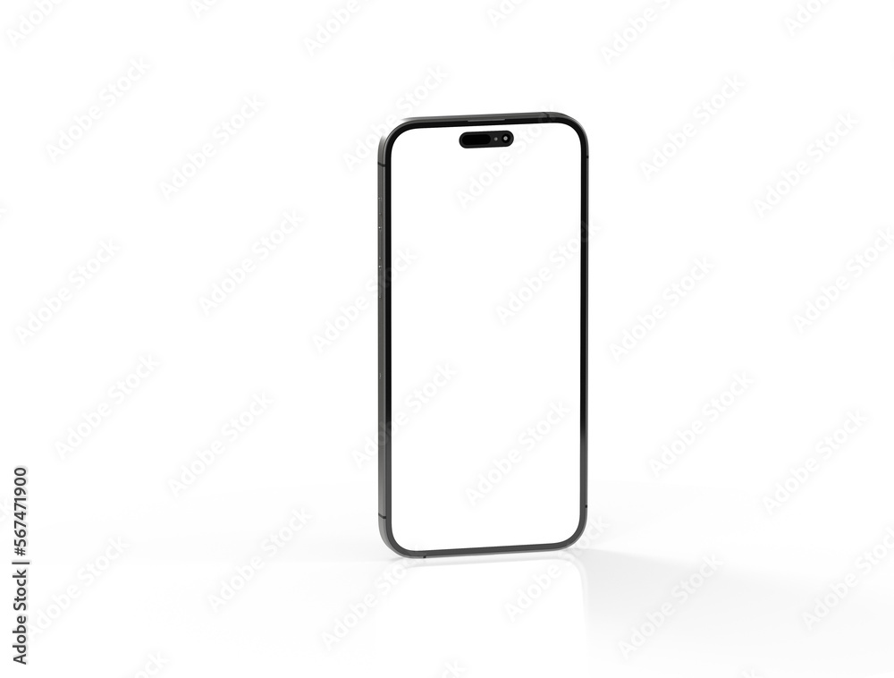 Smartphone frame less blank screen. Mockup generic device. Smartphone frame less blank screen. Mockup generic device.