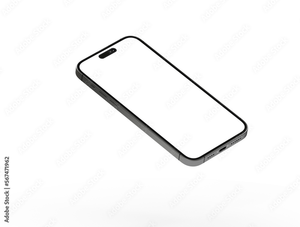 Smartphone frame less blank screen. Mockup generic device. Smartphone frame less blank screen. Mockup generic device.