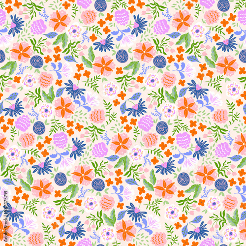 Floral colorful mambo