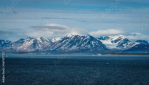 Scenic View of NY Alesund, Spitsbergen, Norway © Betty Rong