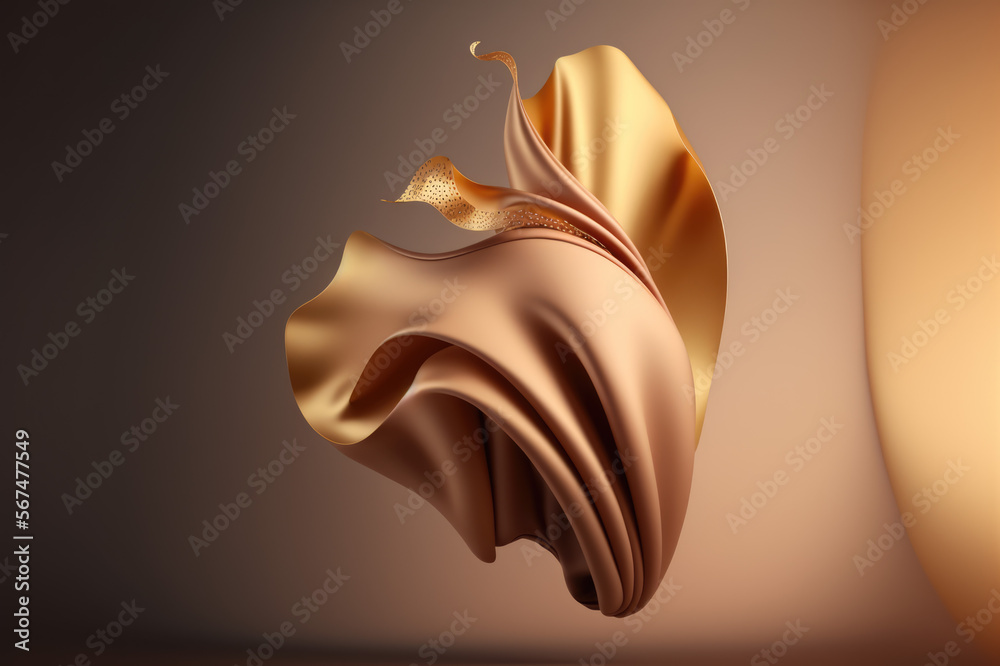 fabric in motion with soft tones and colors on a neutral background fabric in motion with soft tones and colors on a neutral background