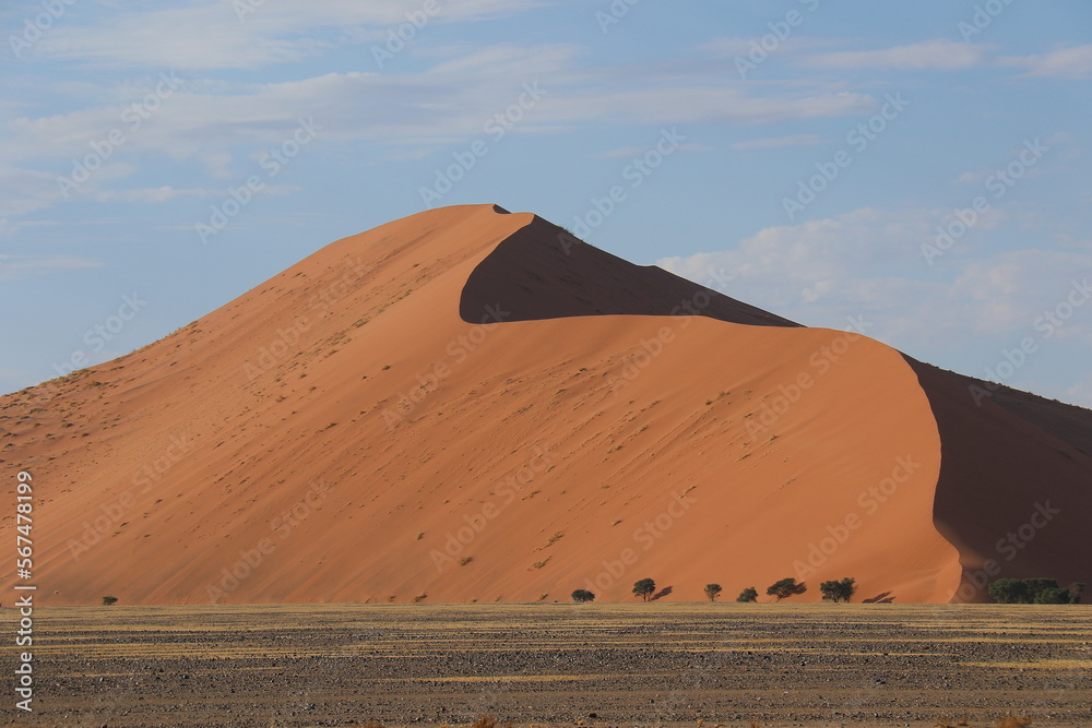 dune de sossusvlei, desert du namib,
