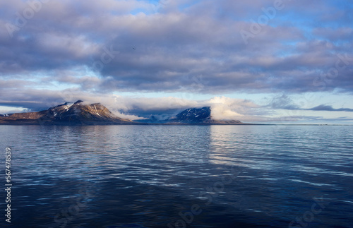 Scenic View of NY Alesund, Spitsbergen, Norway