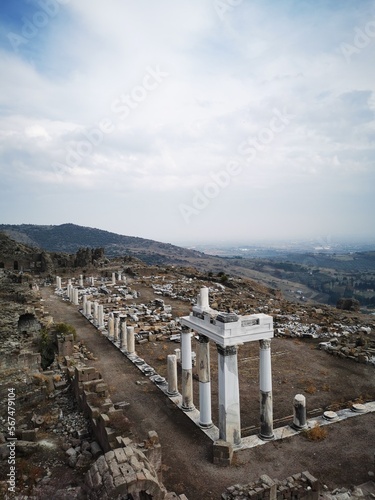 ruins of the city