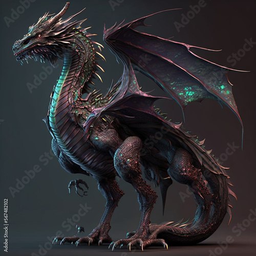 dragon in the sky