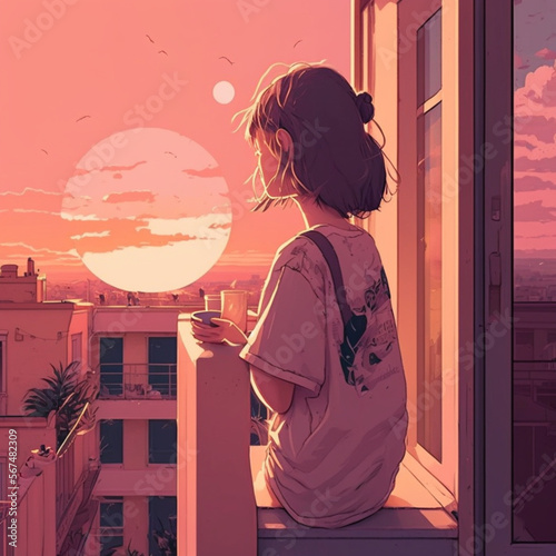 girl in the window