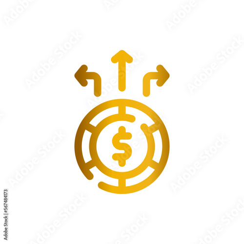 investment gradient icon