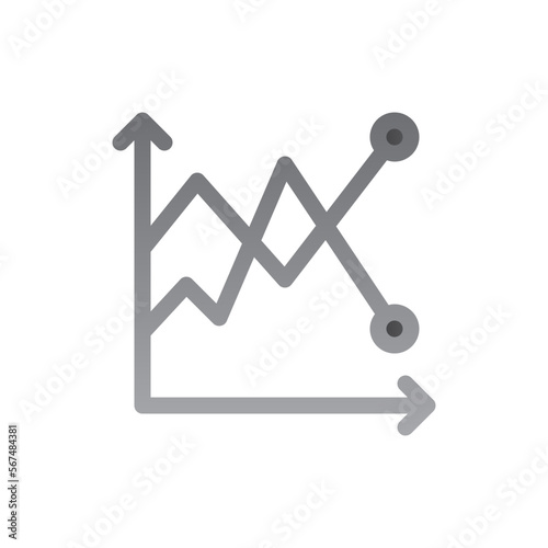 analysis two tone gradient icon