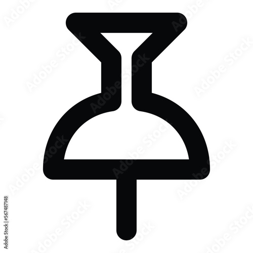 thumb tack icon for web ui design