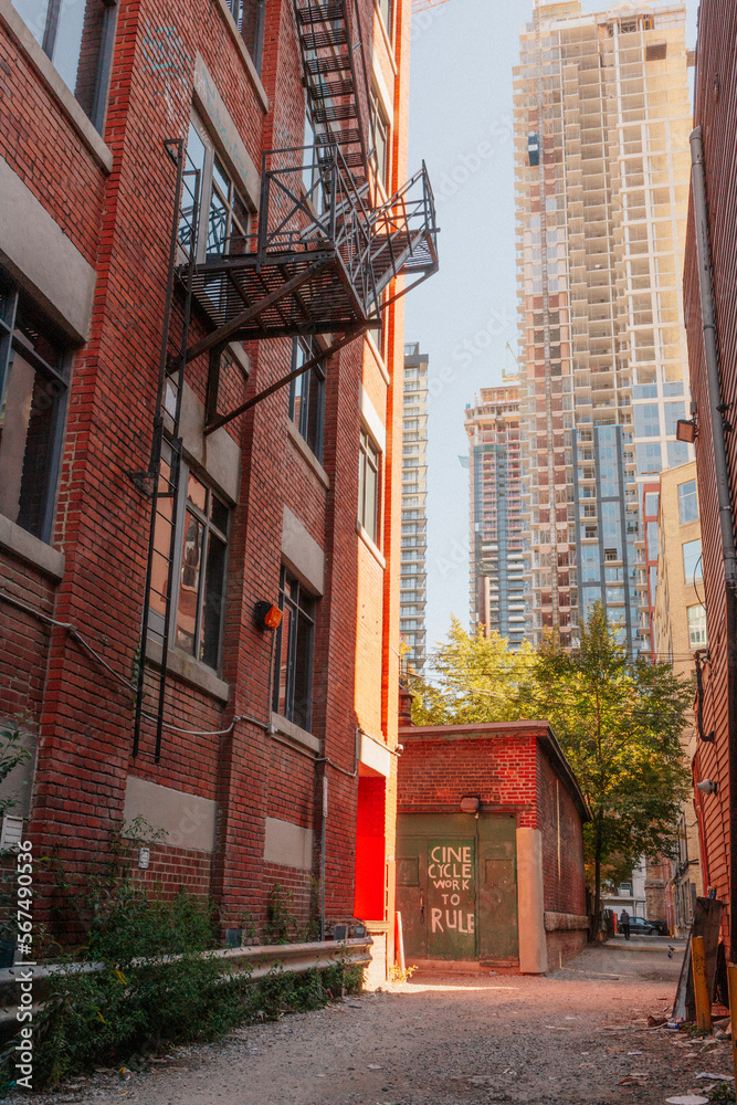 Fototapeta premium red brick building