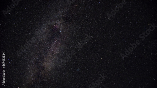Milky Way galaxies with stars and cosmic dust in the universe.astrophotography.