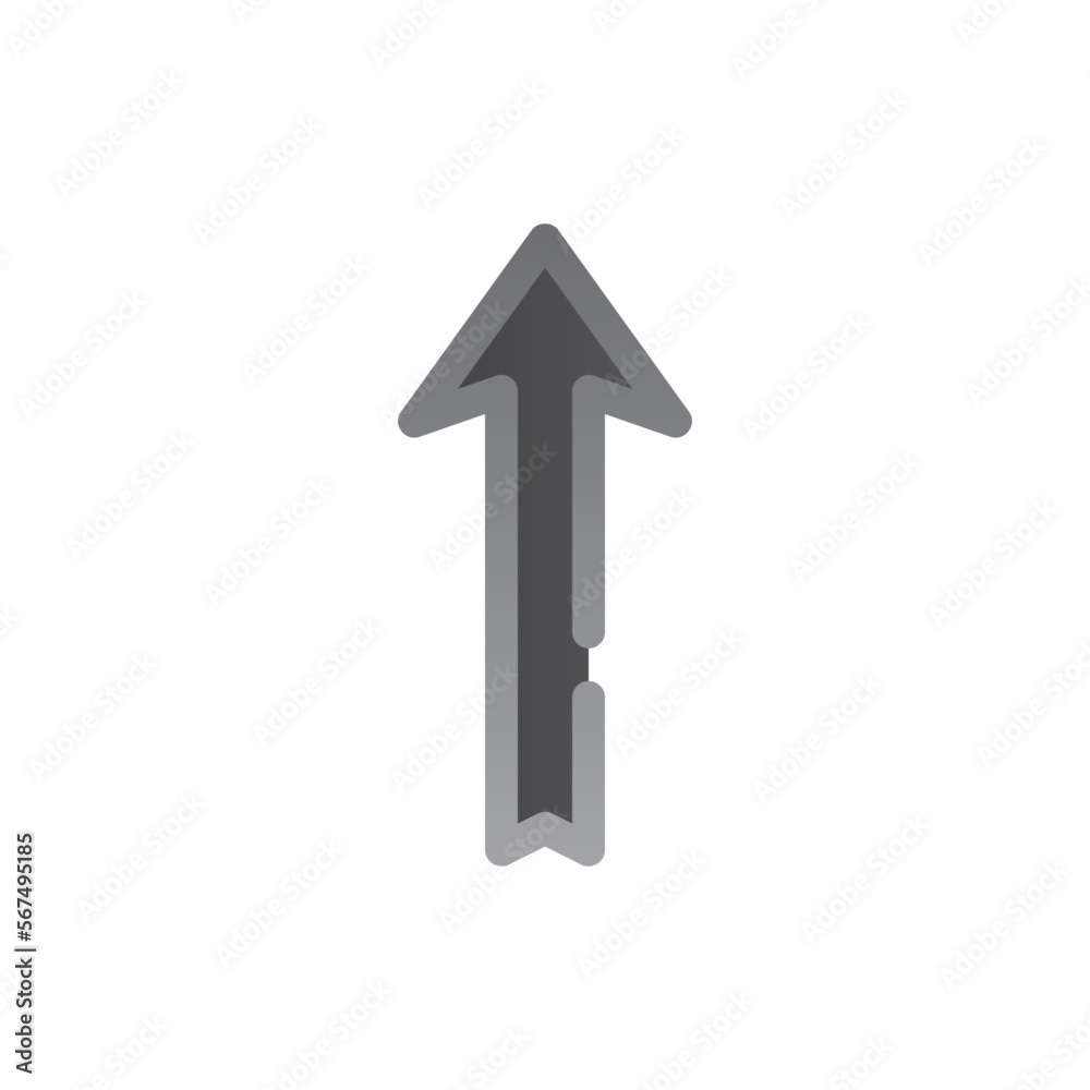 long arrow two tone gradient icon long arrow two tone gradient icon