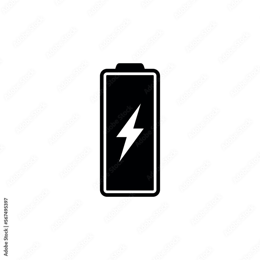 Battery Power Indicator Icon Vector Battery Power Indicator Icon Vector