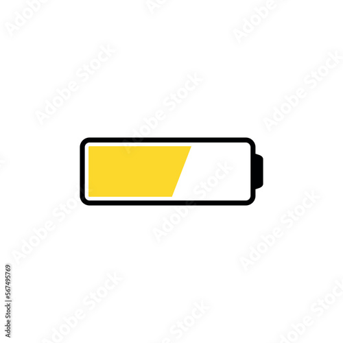 Battery Power Indicator Icon Vector