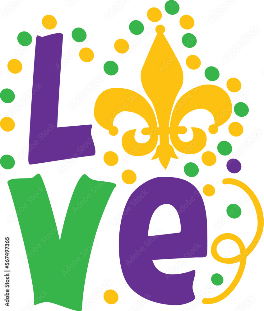 mardi gras shirt white