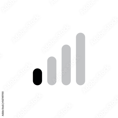 Phone Signal Wi-fi Indicator Icon Vector