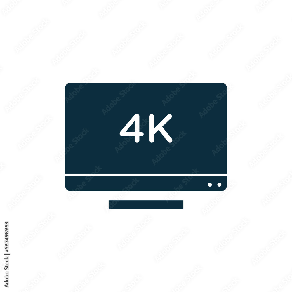Television Screen Icon Vector Template Television Screen Icon Vector Template