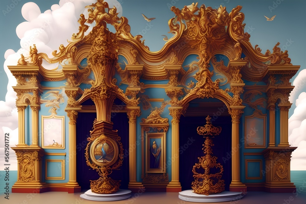 Surreal Art, Generative AI Illustration Surreal Art, Generative AI Illustration