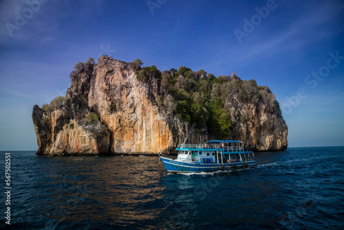 boat on the sea